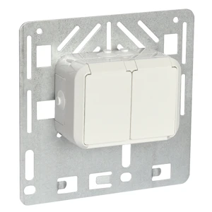 elis elektro Festeplate dbl stikk ip44 mp-112 sg