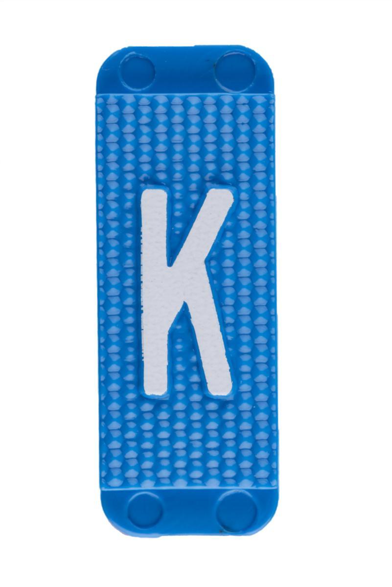 Merkeskilt Blått "K", pose á 10 stk. NHP 300239R0021