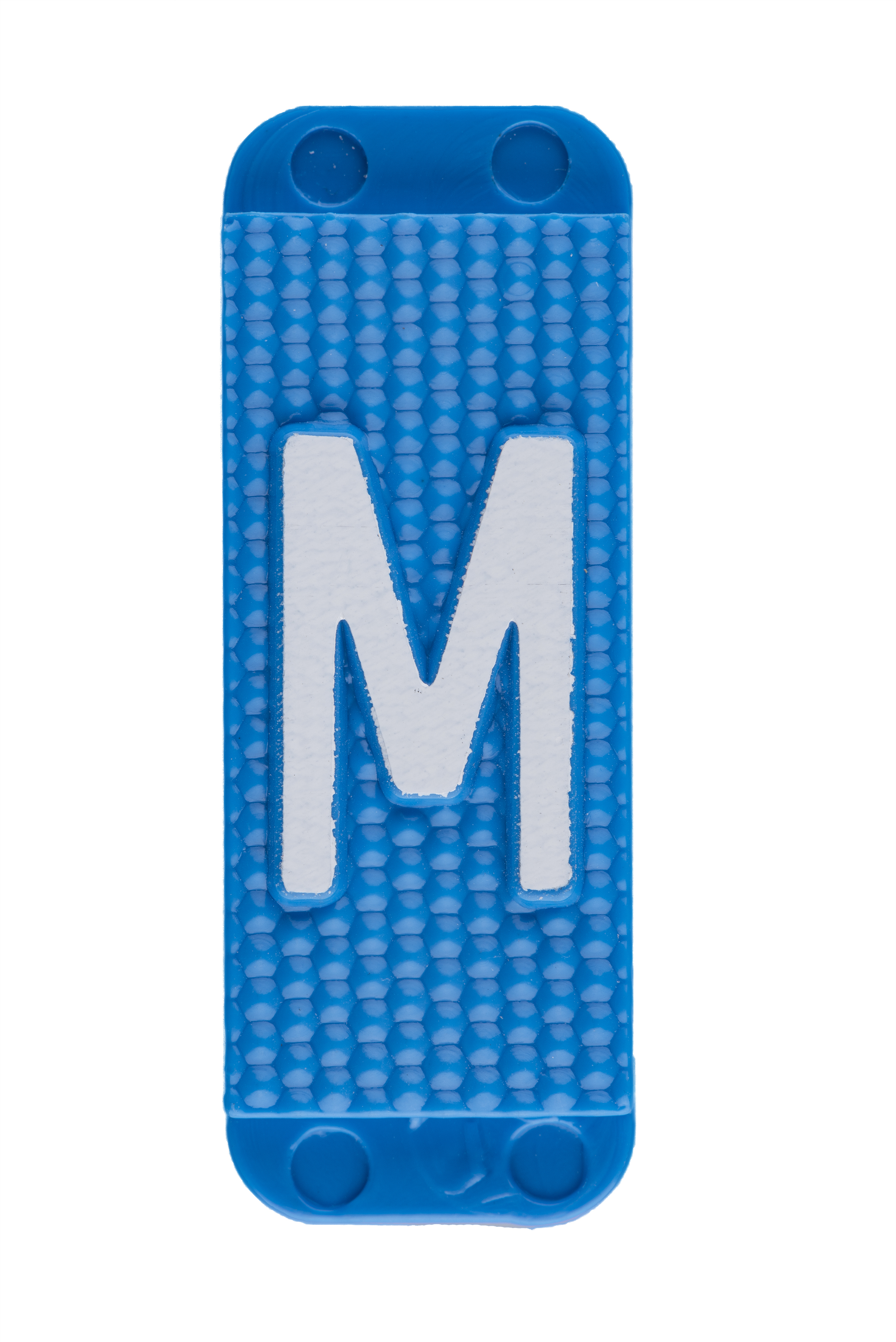 Merkeskilt Blått "M", pose á 10 stk. NHP 300239R0023