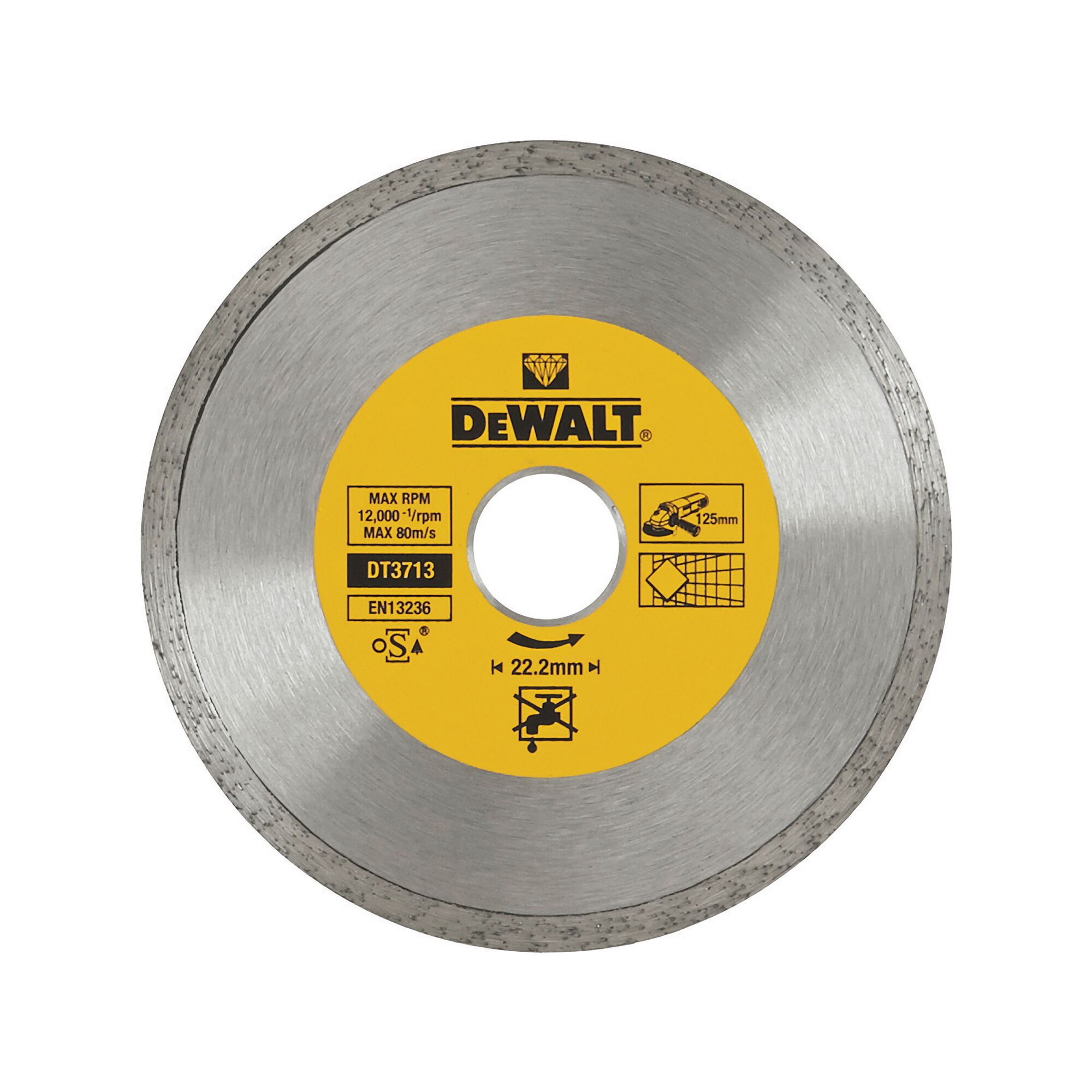 DIAMANTKAPSKIVA DEWALT HP4 TURBO 125X22.23MM