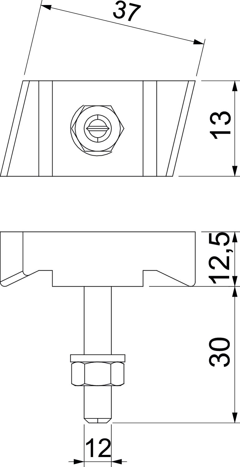 obo bettermann T-bult m12x30m va