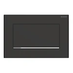 TRYCKPLATTA GEBERIT SIGMA30 MATTSVART/KROM 1-SP.