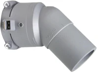 ELBOW SOCKET-SPIGOT PB 45° D40