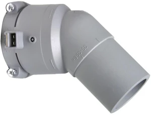 georg fischer Elbow socket-spigot pb 45° d63