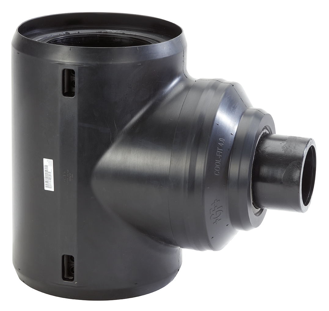 T-RÖR C-F 4.0 110/180x63/125x110/180mm PN16