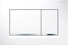 ACTUATOR PLATE GEBERIT SIGMA30 WHITE/CHROME