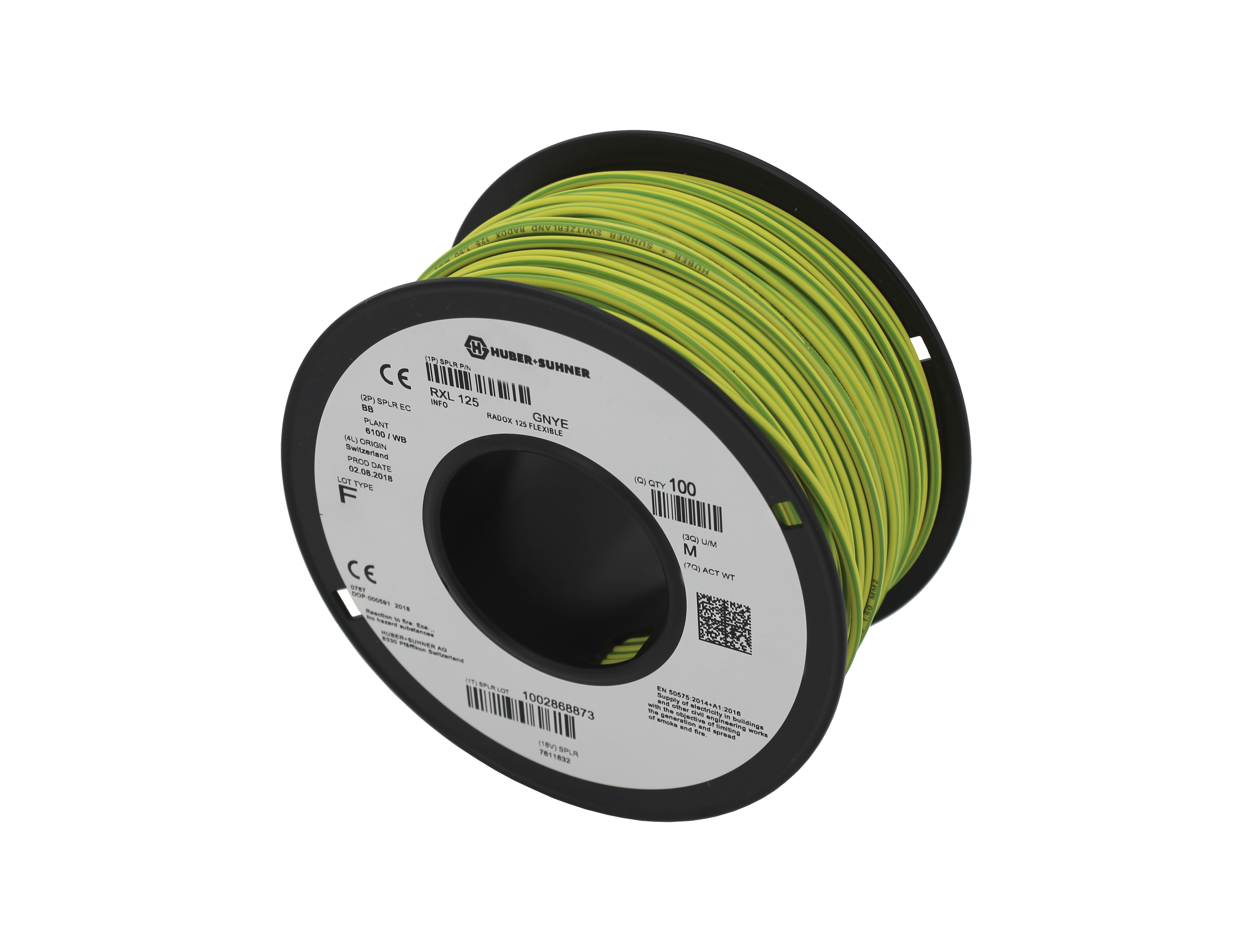 ASENNUSJOHTO-HF H+S RADOX 125 2,5 KEVI PK100 Eca