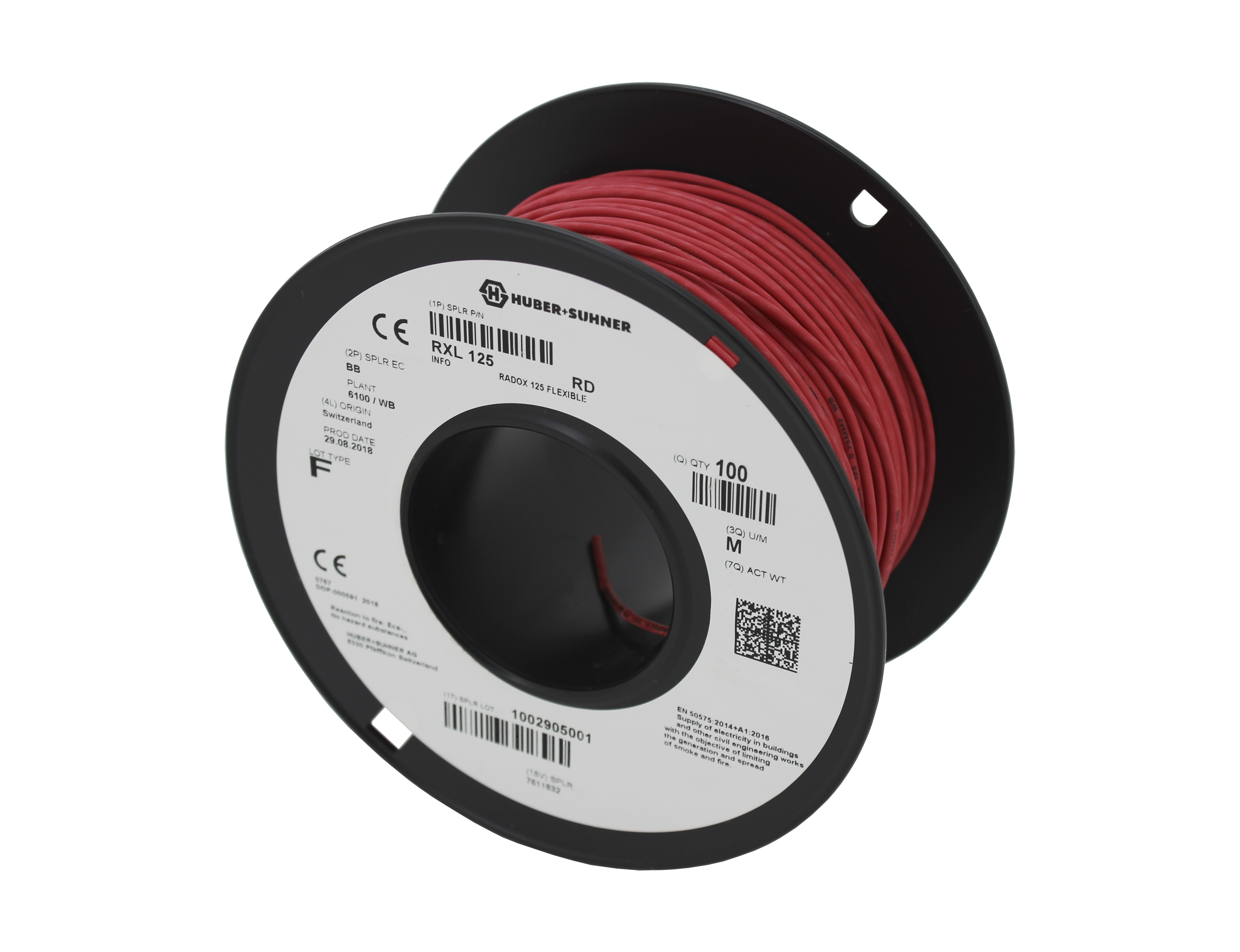 radox Installation lead-hf radox 125 0,75 red d100 eca