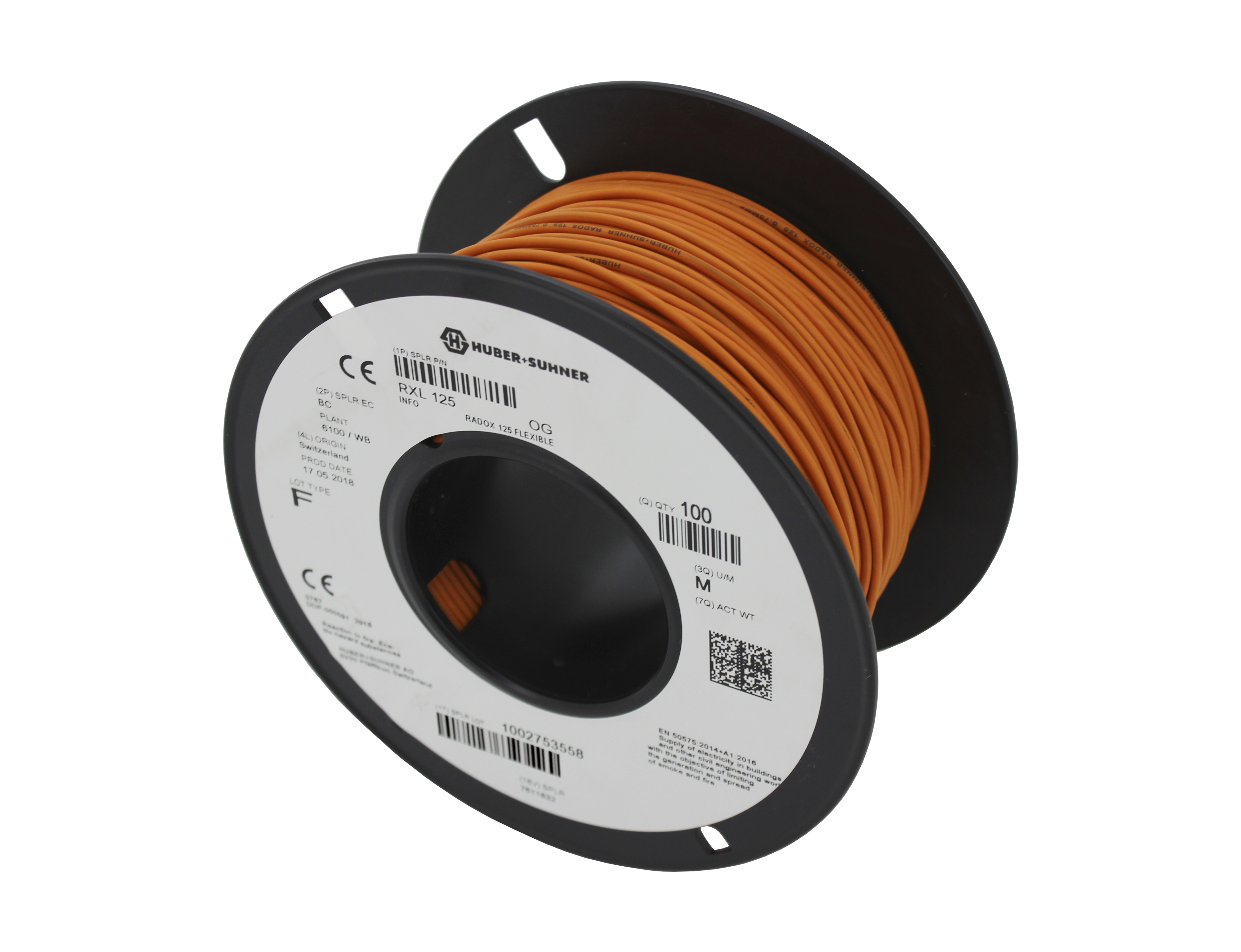 radox Installation lead-hf radox 125 4 orange d100 eca