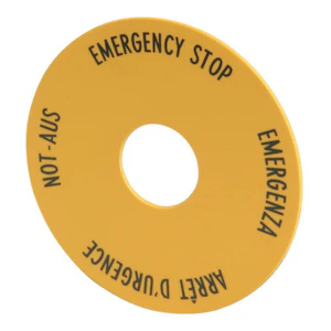 eaton Skilt emergency-stopp m22-xak1