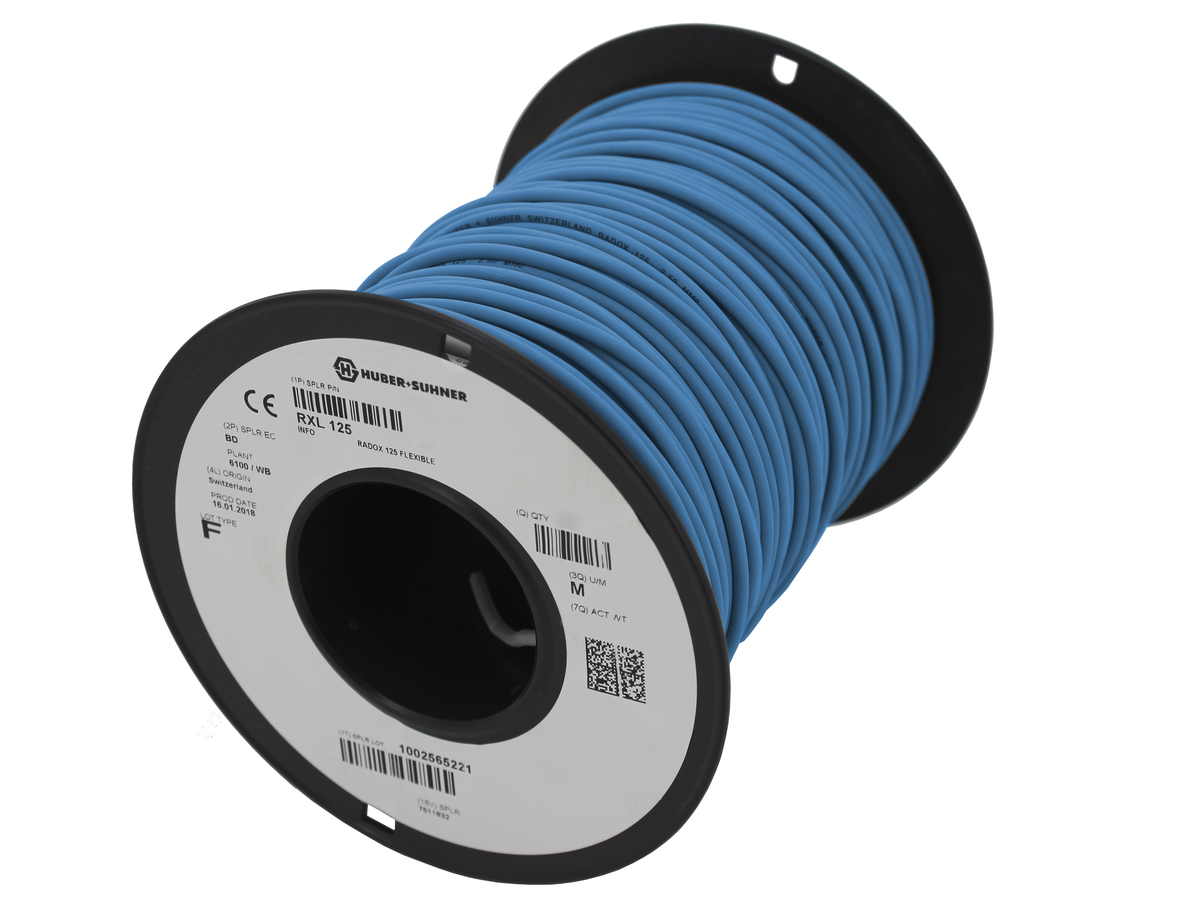 ASENNUSJOHTO-HF H+S RADOX 125 0,75 SI PK2000 Eca