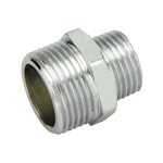 HEXAGON RED. NIPPLE DZR 1/2x3/8 CHROME