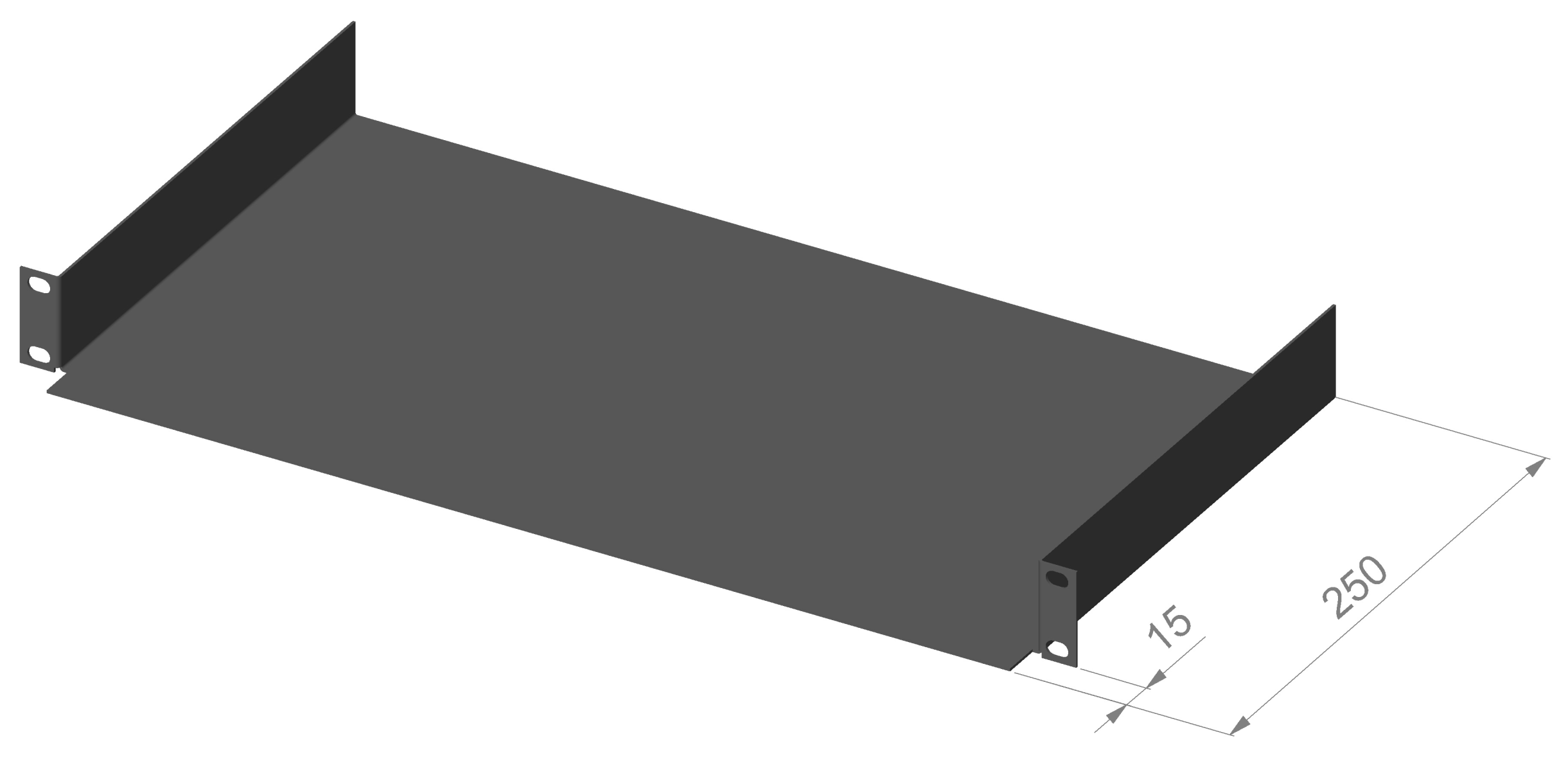 MODEMHYLLA 19" MHF 19250-S