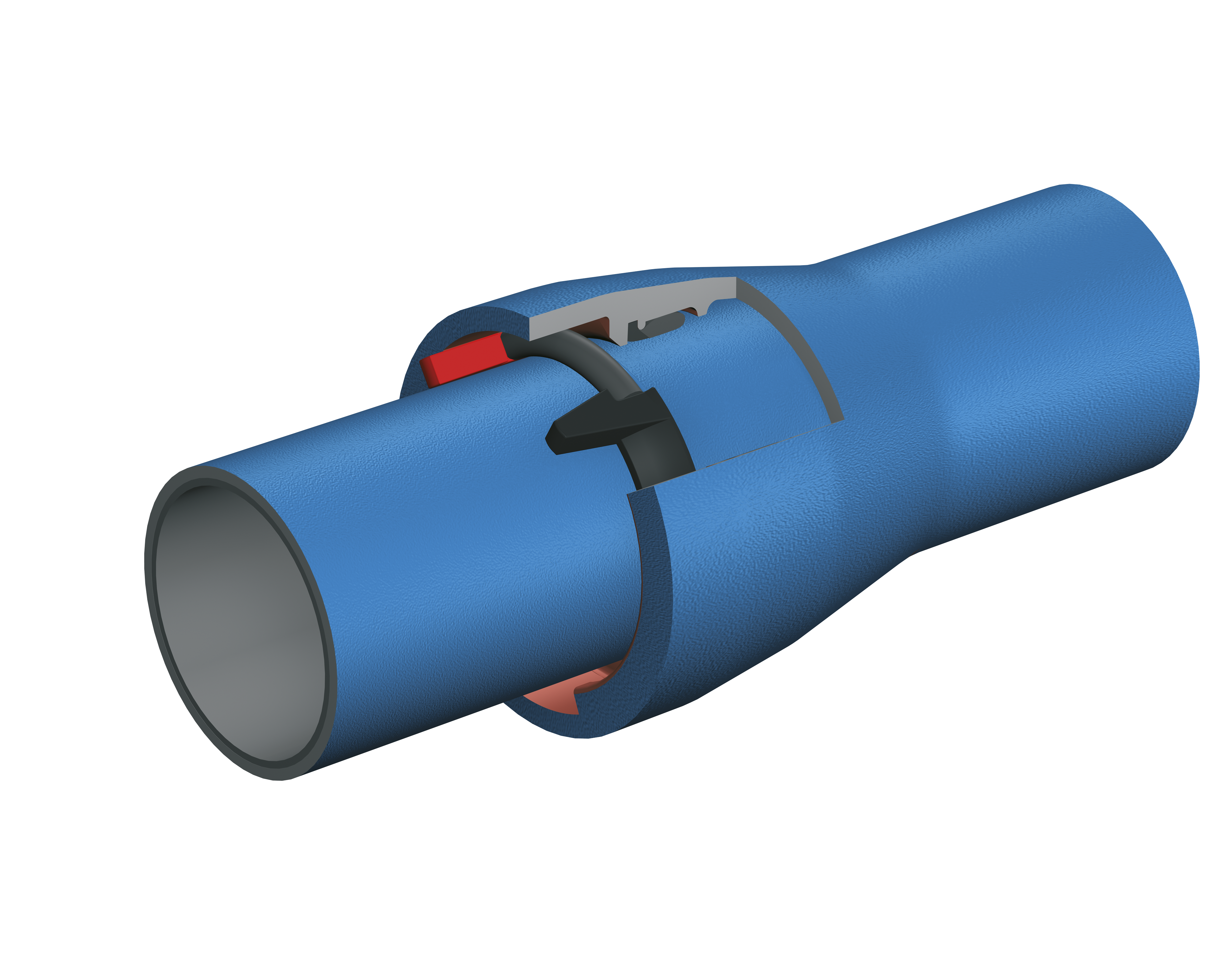 vonroll hydro Tyton cast iron pipe mdr dn400 bls lock c30 zink pl