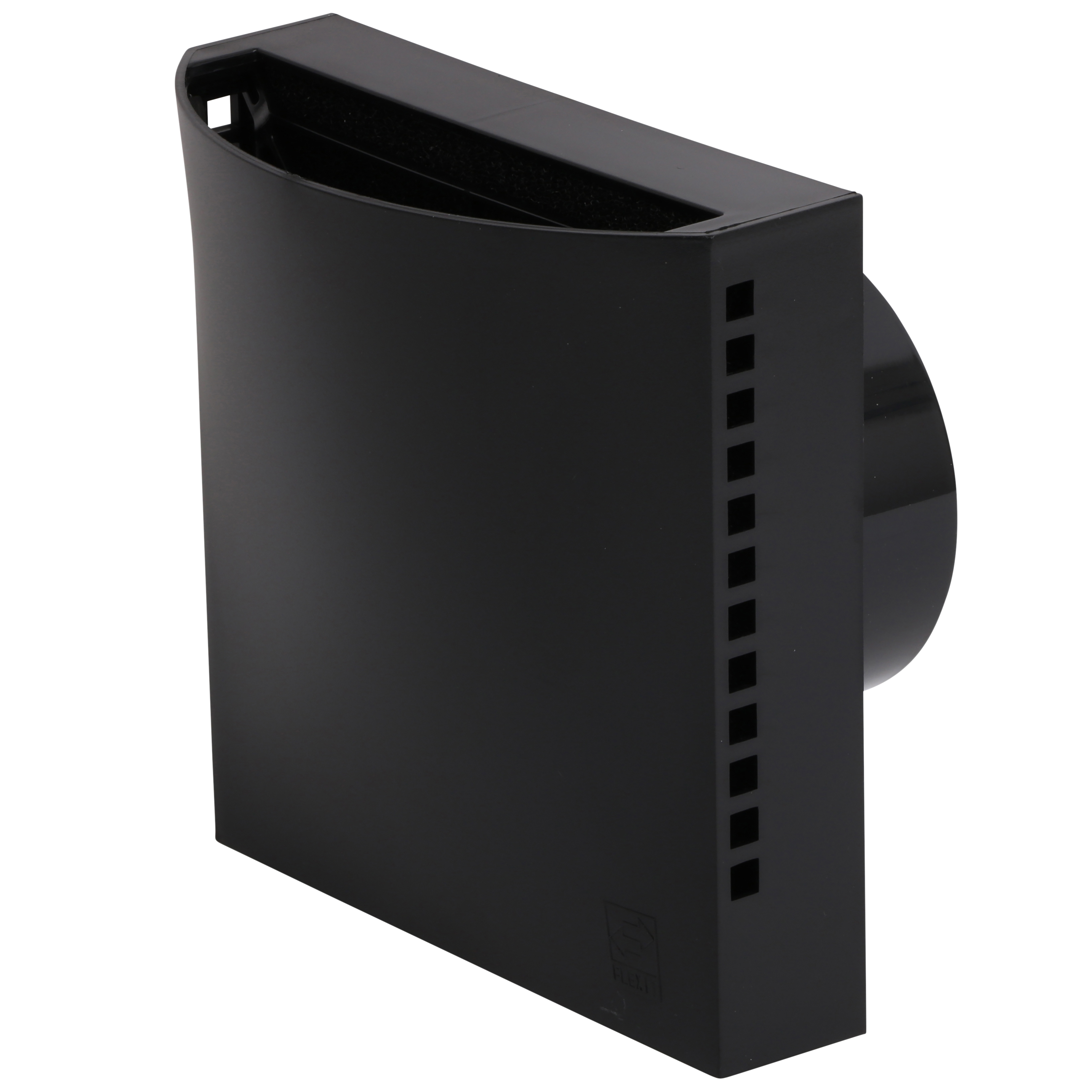 flexit Ventil innvendig aero 100v2 sort