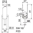 obo bettermann Kabelhållare 16-22mm vfz p h2