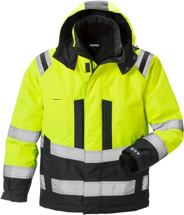 fristads Vinterjacka fristads hi-vis 4035 gtt 171 stl m