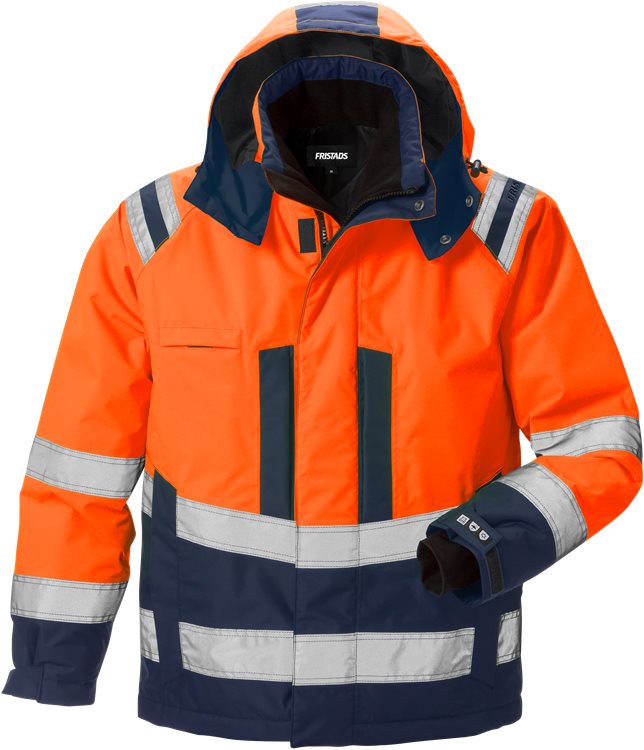 fristads Vinterjacka fristads hi-vis 4035 gtt 271 stl s