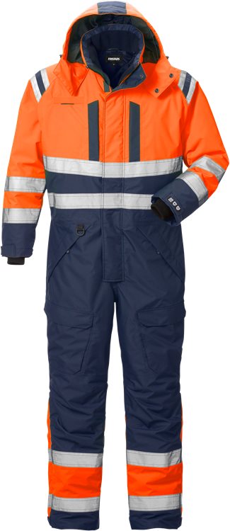 fristads Vinteröverallt fristads hi-vis 8015 gtt 271 stl m