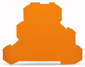 wago Ende/skilleplate orange 2002-3292