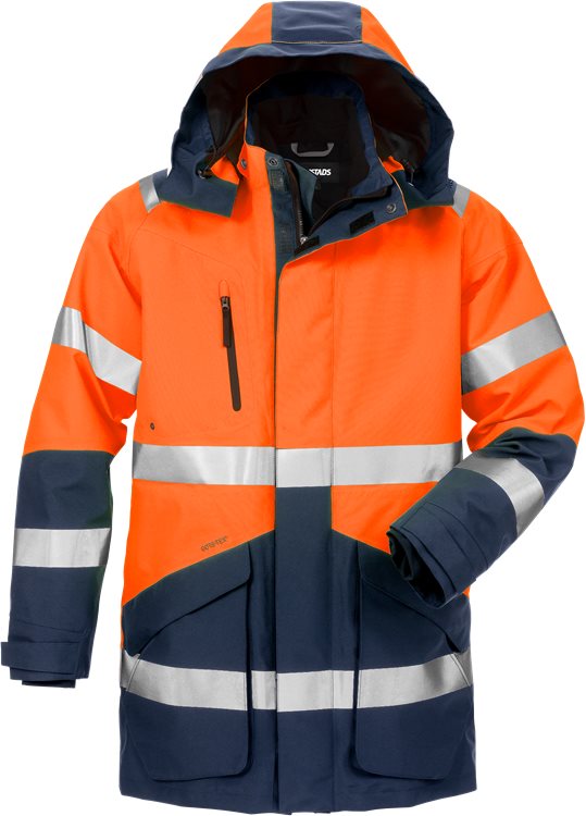 fristads Parka fristads hi-vis 4989 gxb 271 size m
