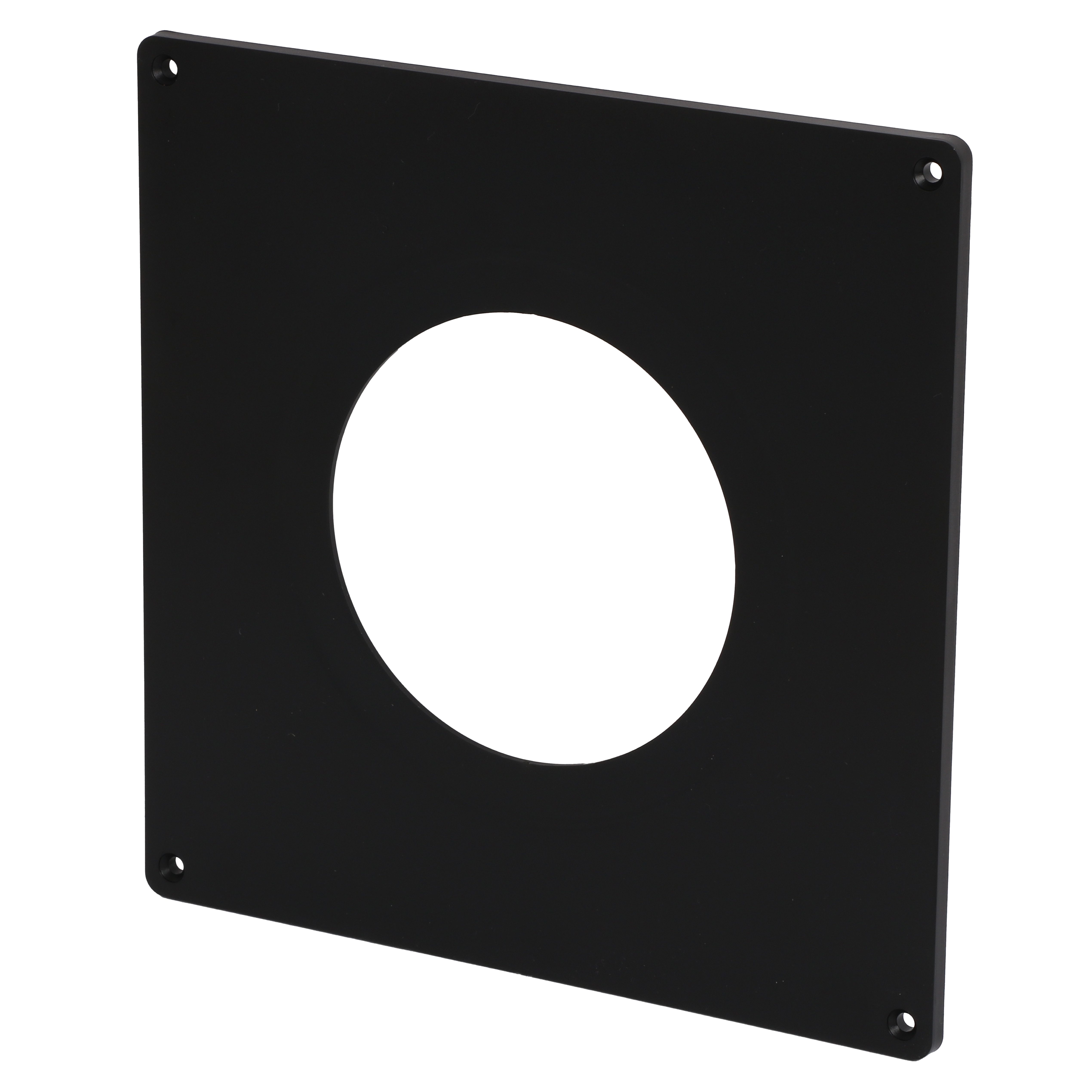 Dekkplate 200x200 mm sort
