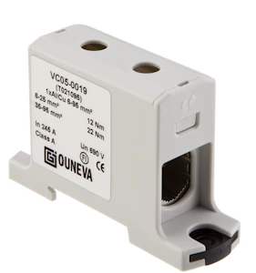 melbye Klemme 1xal/cu 6-95mm² grå