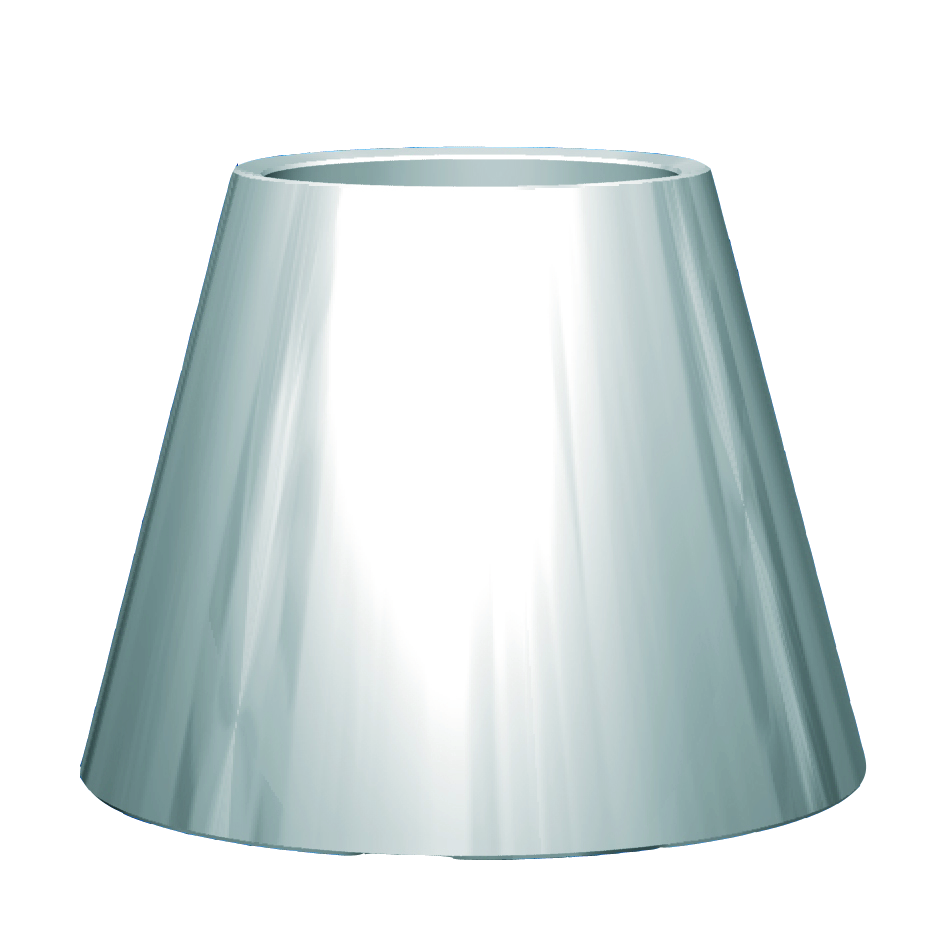 KONC. PERĖJIMAS EN10253-3/4 21,3X13,7X2,0 EN1.4404/316L