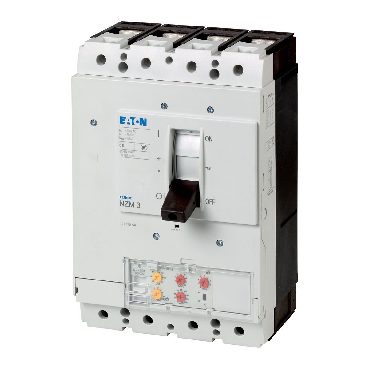 KOMPL.EFF.BRYTER 4P 400A BOLT NZMN3-4-VE400