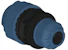 eurostandard Pp kompresijas pāreja 25x20mm