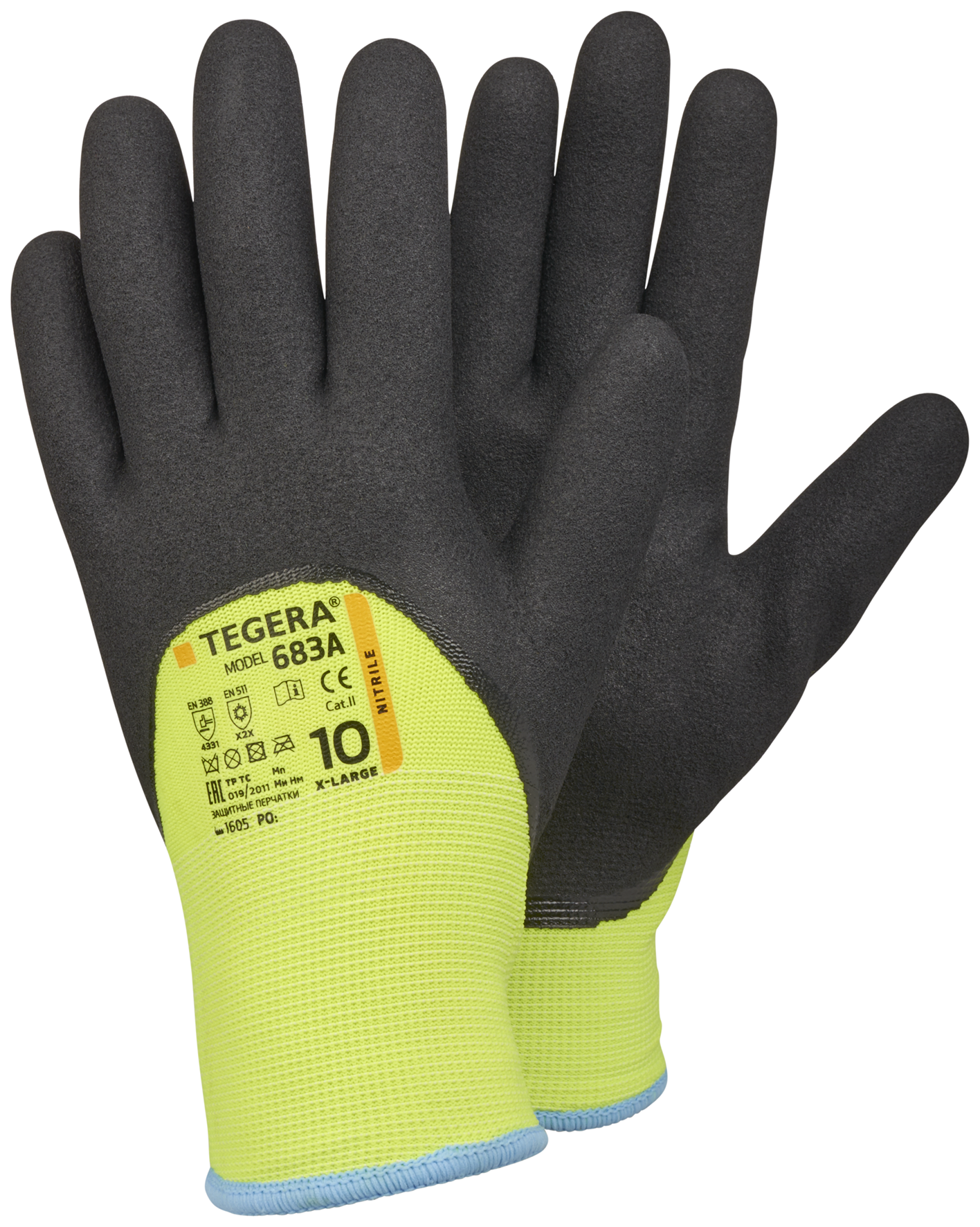 HANDSKE TEGERA 683A NITRIL ST 11