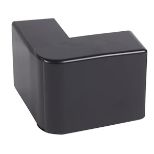 legrand norge Ytterhjørne justérbart 85x50mm - sort