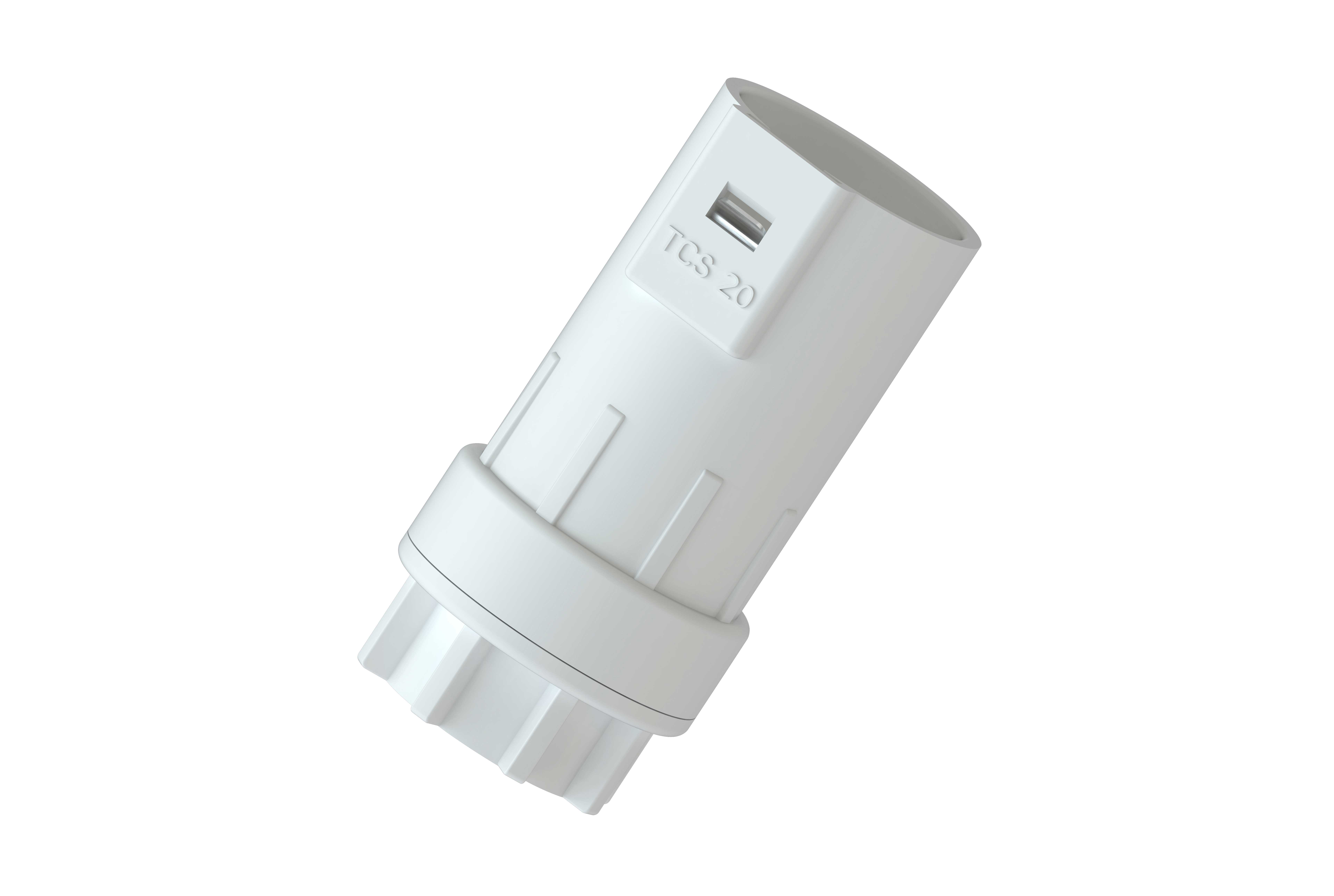 ONNLINE SKAPMUFFER 20MM HVIT