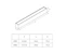 winled Universal luminaire lineaari 40w 3840 3k pso gr