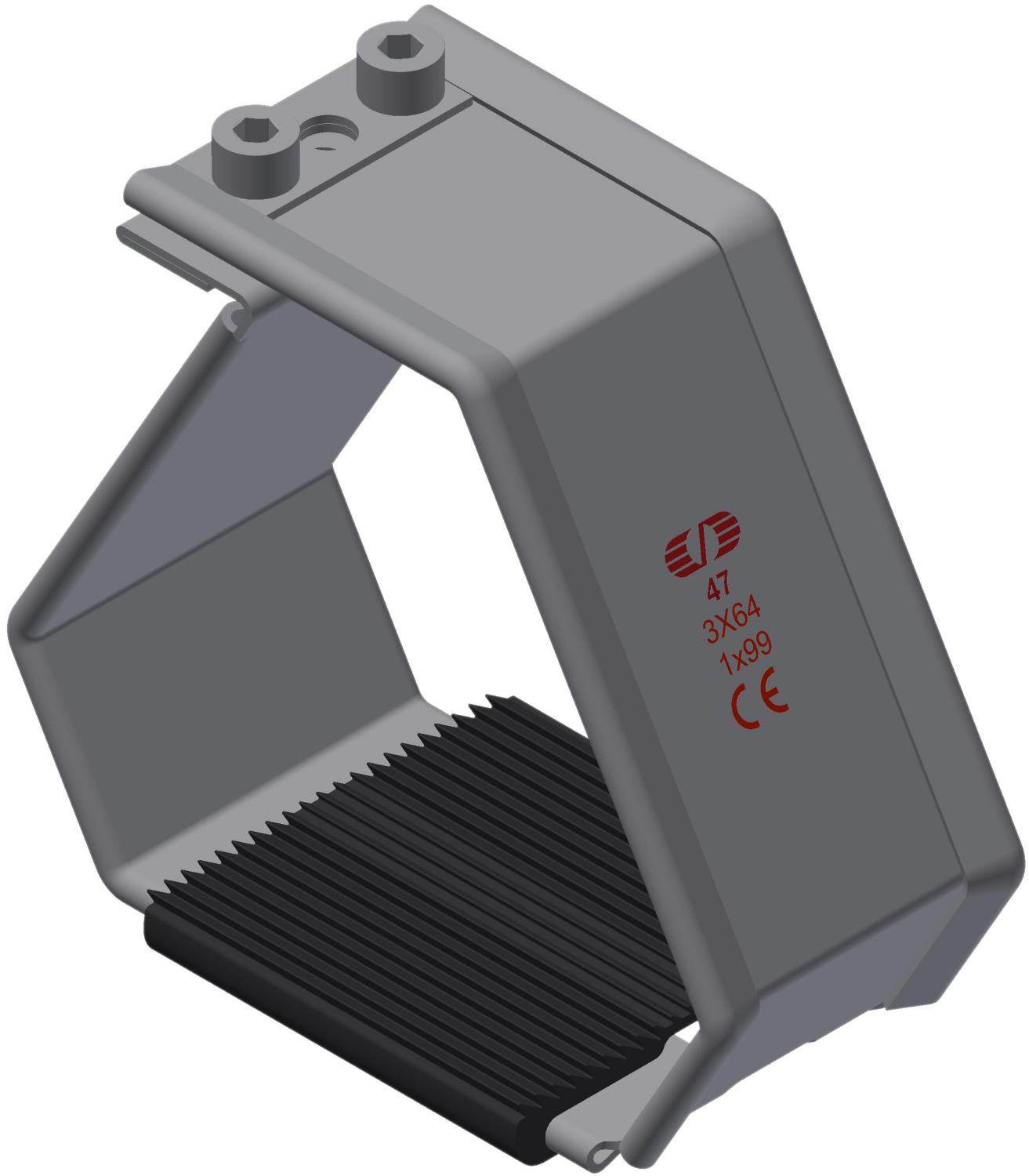 Kabelklamme SmartCleat SCLT-NG-1xØ99 SS/EPDM