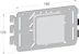mp bolagen Fästplåt+dosa ip55 sendz mp-739sd