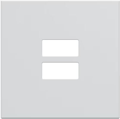 hager Cover plate gallery wxd112 for wxf113 traf.white