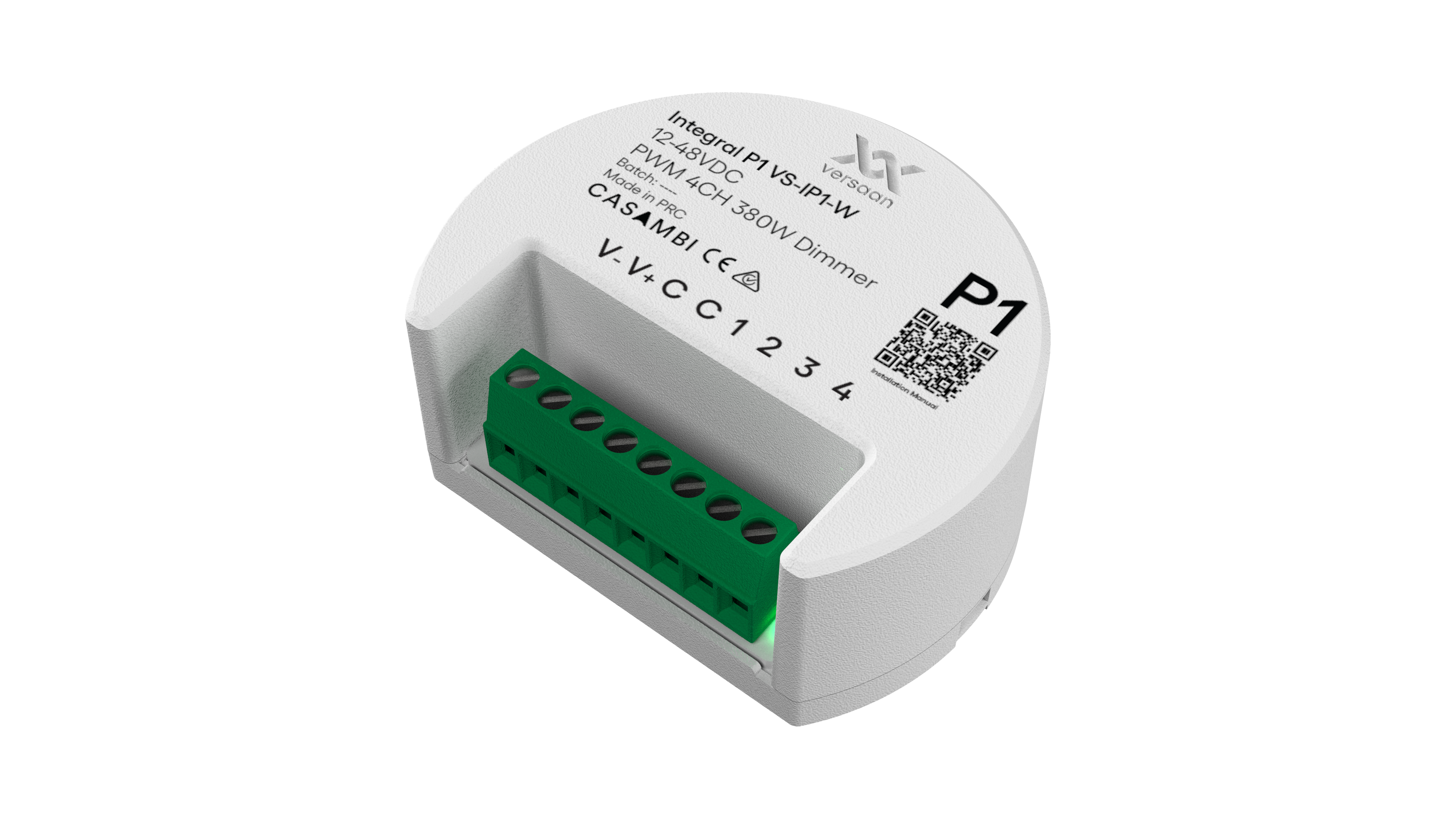 Casambi P1 PWM 4-kanals dimmer 12-48VDC