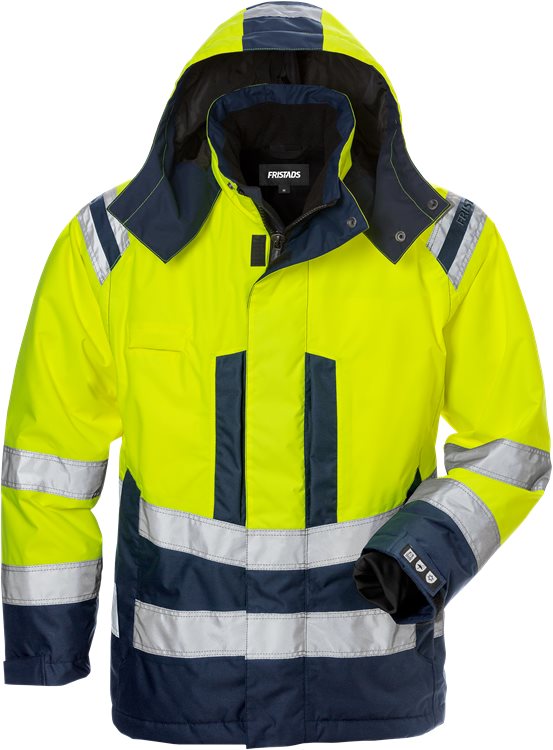 fristads Vinterjacka fristads hi-vis 4037 gtt 171 stl m