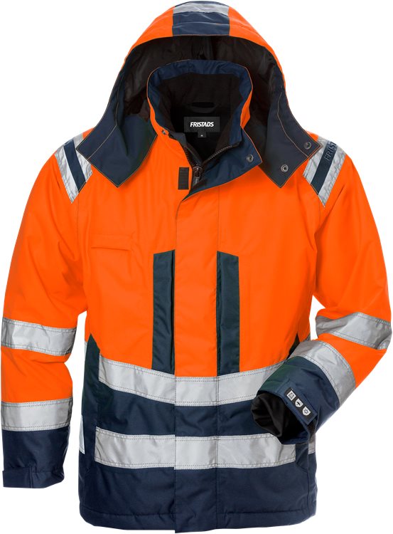 fristads Vinterjacka fristads hi-vis 4037 gtt 271 stl m