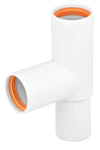 T-JOINT FALUPLAST 40x40x88 WHITE
