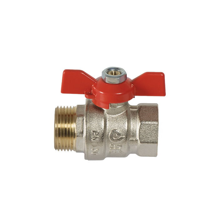 RUTULINIS VENTILIS V/I 1/2" TRUMPA RANKENA COMISA
