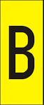 MÄRKSYSTEM H10 GUL BOKSTAV B AL