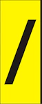 MÄRKSYSTEM H80 GUL TECKEN / SNEDSTR. AL