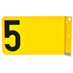 FLYGNUMMER SKYLT NR 5 AL