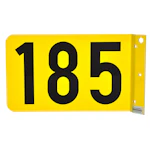 FLYGNUMMER SKYLT NR 185 AL