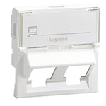 DUCT CENTER PLATE KEYSTONE CONNECTORS, WHITE