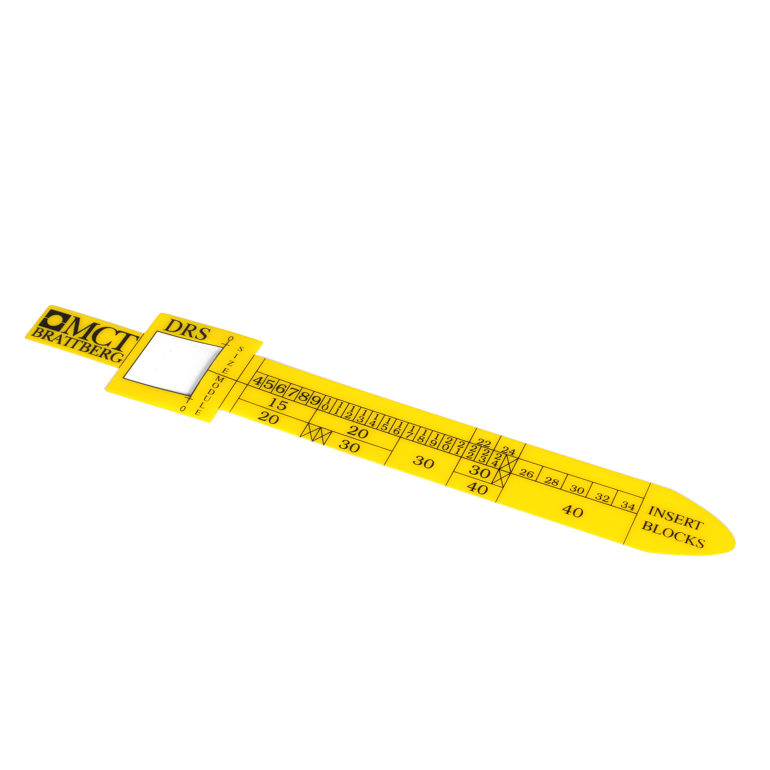 MCT målestrips for std.pakkbiter
