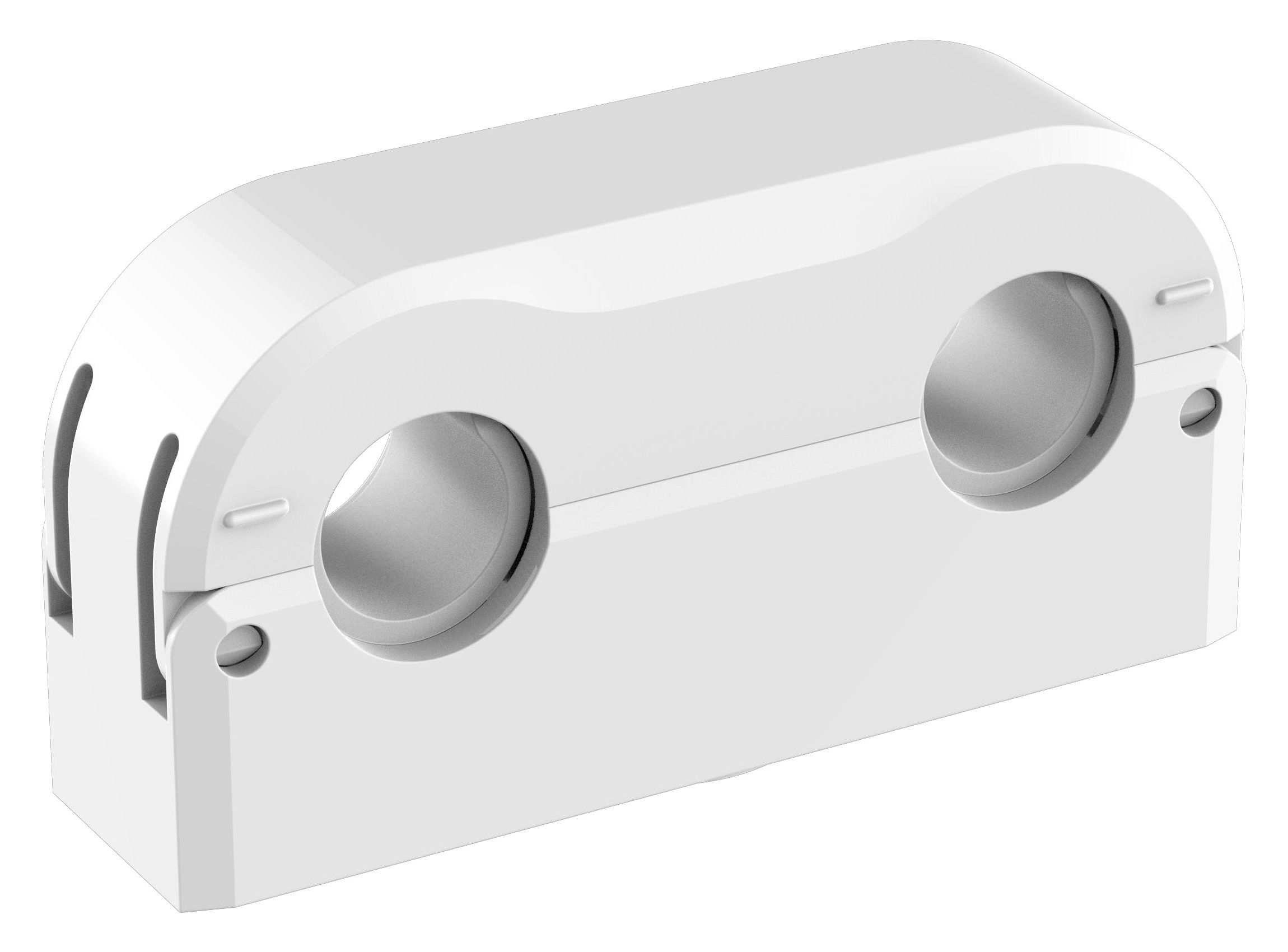 PUTKIPIDIN 2-OS MUOVI OPAL 12mm VALKOINEN KANNELLA 5KPL