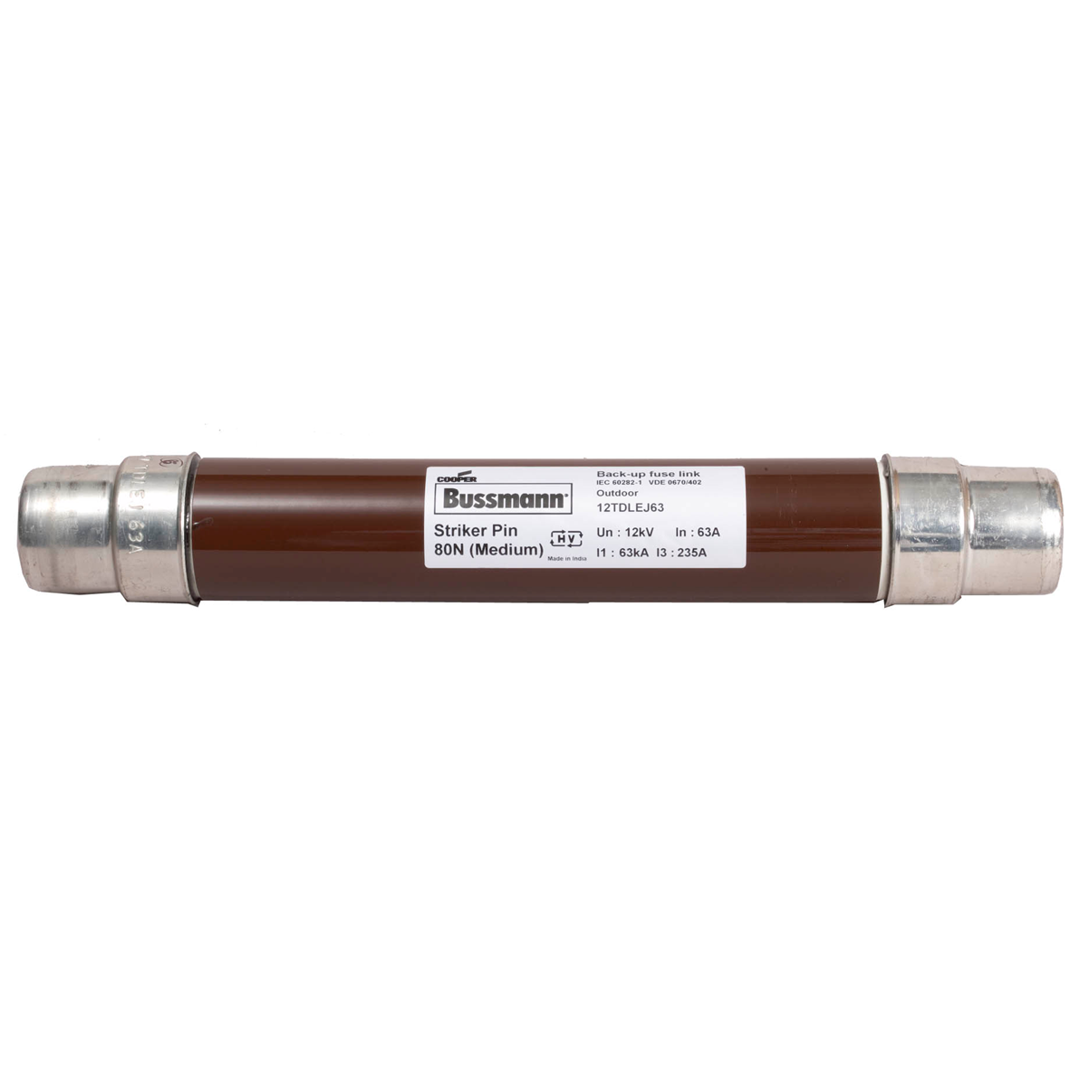 eaton High voltage fuse 12thlej80 12kv 80a 292mm